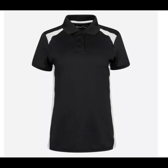 Under Armour Ladies Team Golf Colorblock Polo - Picture 6 of 6